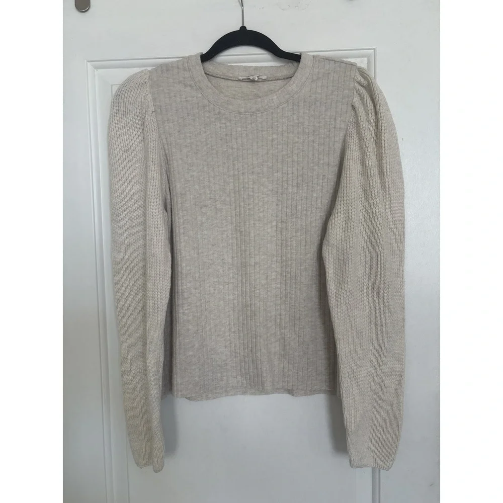 Splendid London Rib Knit | Cream | Size L - Picture 2 of 7